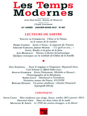 cover image of Les Temps Modernes N° 667 N° 667